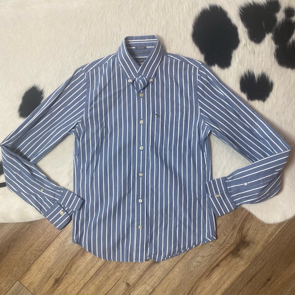Abercrombie & Fitch Muscle Fit long sleep button up